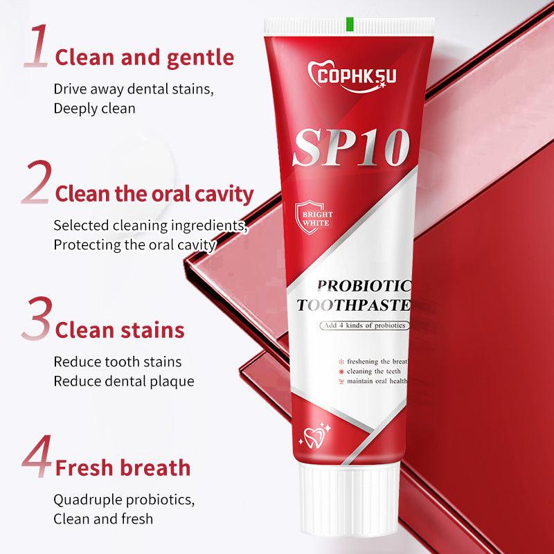 Dentifrice SP-10 Probiotiques – Nettoyage en profondeur & Anti-taches