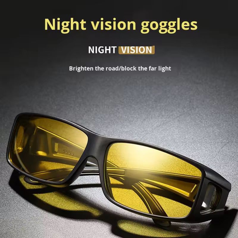 Lunettes HD Vision Anti-Éblouissement pour Conduite de Nuit et Soleil